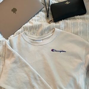 champion crewneck, size small!